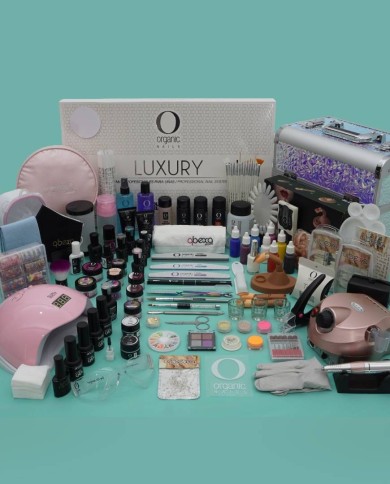 Paquete qbexa Luxury One: Kit Organic Nails, Acrílico, Gel y TechGel Paquete qbexa Luxury One: Kit Organic Nails, Acrílico, Gel y TechGel